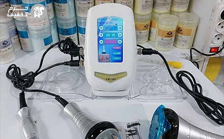 دستگاه آر اف کویتیشن 3 هندپیس لاغری و لیفت رومیزی