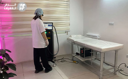 لیزر مو های زائد در کلینیک زیبایی نویان